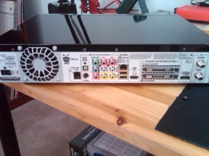 Back of the TiVo