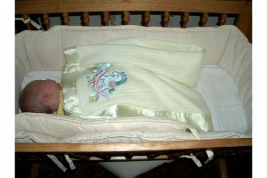 Laurel in the cradle.