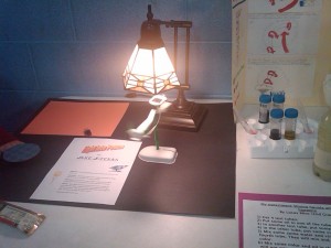 Solar robot at the science fair
