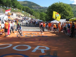 Dutch corner at Alpe d'Huez