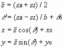 Differential odometry equations